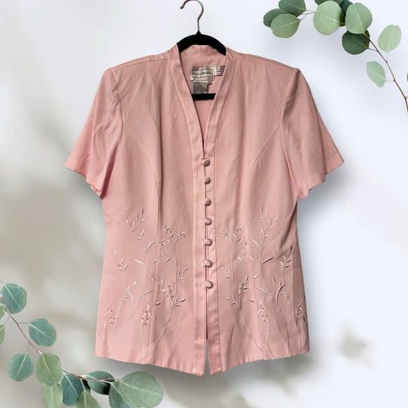 Karin Stevens Light Pink 2 piece Dressy Jacket & Skirt Set - Picture 7 of 16